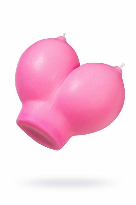 Розовая свеча «Сиськи» - 150 гр. - Pecado - купить с доставкой в Электростали