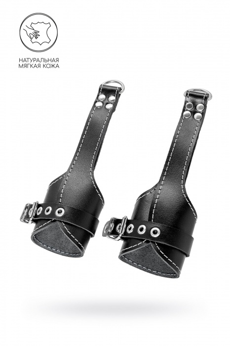 Черные подвесы с белой строчкой - Pecado - купить с доставкой в Электростали