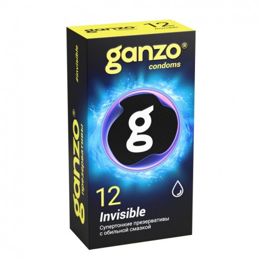 Супертонкие презервативы Ganzo Invisible - 12 шт. - Ganzo - купить с доставкой в Электростали