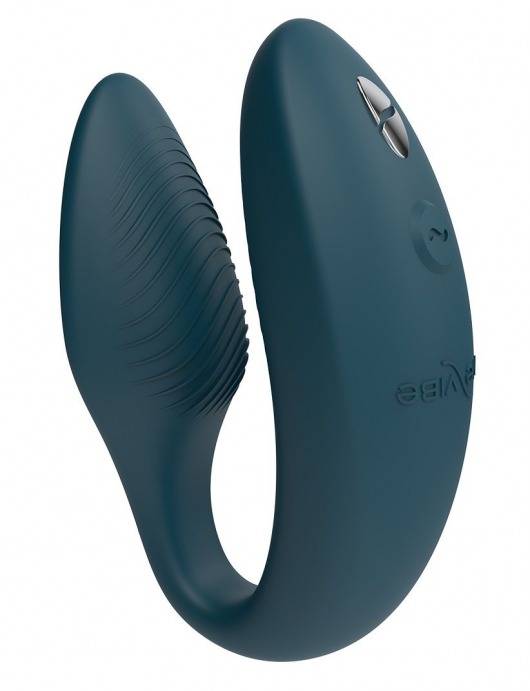 Зеленый вибратор для пар We-Vibe Sync 2 с пультом ДУ - We-vibe купить в Электростали с доставкой в Orgasmix.ru Зеленый вибратор для пар We-Vibe Sync 2 с пультом ДУ - We-vibe