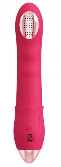 Малиновая насадка на душ с вибрацией Showers to orgasm - 20,1 см. - Orion - купить с доставкой в Электростали