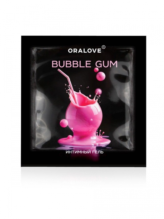 Саше съедобной оральной смазки OraLove с ароматом бабл-гам - 3 гр. - Биоритм - купить с доставкой в Электростали