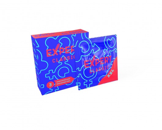 Презервативы увеличенного размера Expert Classic XXL - 3 шт. - Expert - купить с доставкой в Электростали
