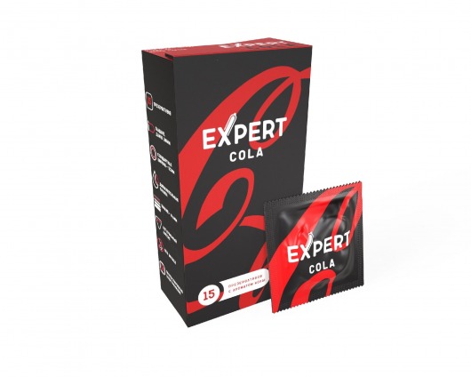 Презервативы с ароматом колы Expert Cola - 15 шт. - Expert - купить с доставкой в Электростали