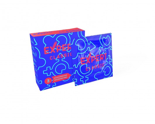 Классические презервативы Expert Classic - 3 шт. - Expert - купить с доставкой в Электростали