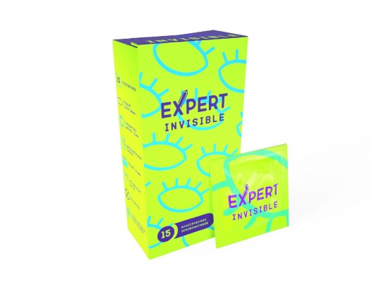 Ультратонкие презервативы Expert Invisible - 15 шт. - Expert - купить с доставкой в Электростали