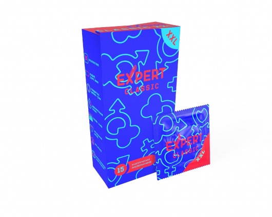 Презервативы увеличенного размера Expert Classic XXL - 15 шт. - Expert - купить с доставкой в Электростали