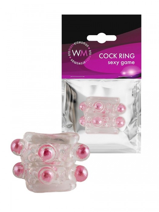 Прозрачная насадка на пенис с цветными шариками - Erowoman-Eroman - в Электростали купить с доставкой