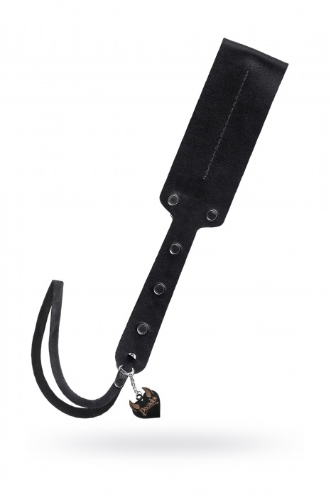 Черный кожаный пэддл - 32 см. - Pecado - купить с доставкой в Электростали