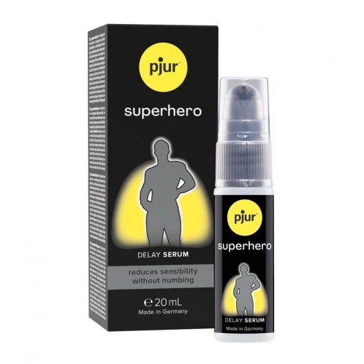 Пролонгатор-сыворотка pjur Superhero Delay Serum - 20 мл. - Pjur - купить с доставкой в Электростали