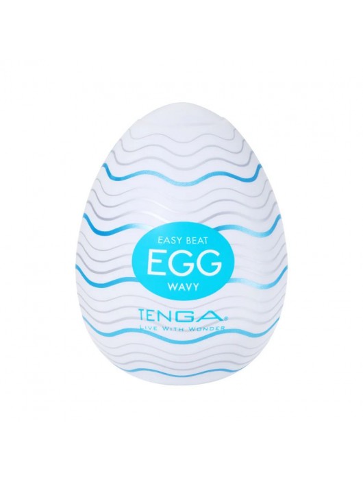 Мастурбатор-яйцо Tenga Egg Wavy - Tenga - в Электростали купить с доставкой