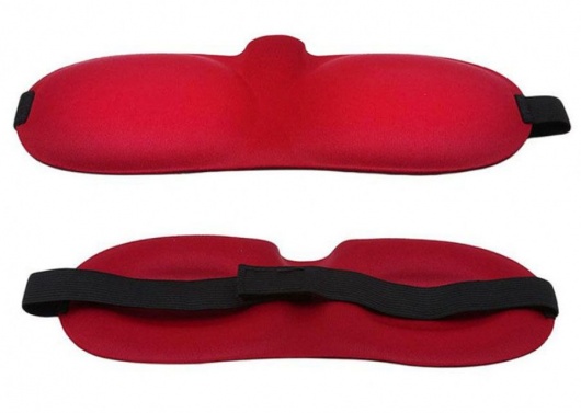 Красная глухая маска на резинке - Sitabella - купить с доставкой в Электростали