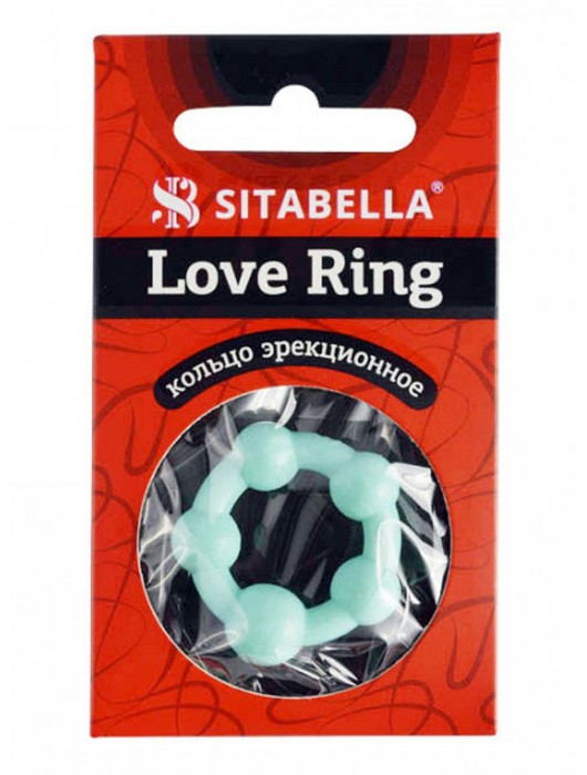 Цветное эрекционное кольцо с 5 бусинами Love Ring - Sitabella - в Электростали купить с доставкой