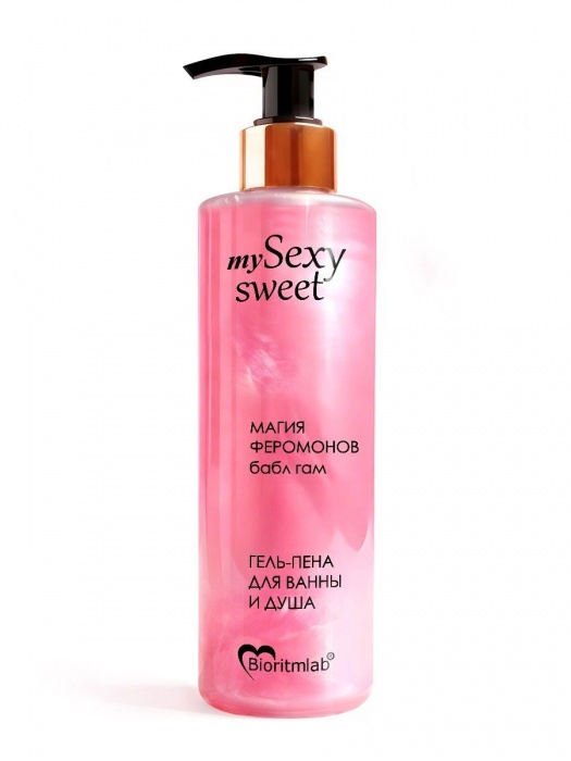 Гель-пена для ванны и душа Sexy Sweet с феромонами и ароматом бабл-гам - 200 мл. -  - Магазин феромонов в Электростали
