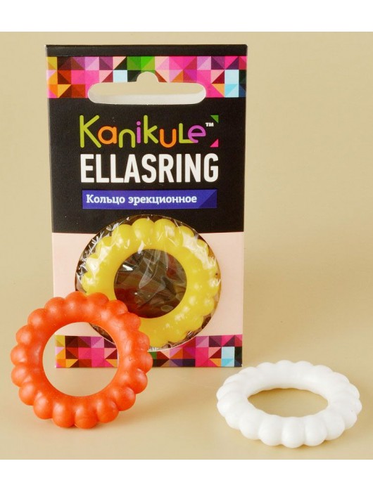 Цветное рельефное эрекционное кольцо Ellasring - Sitabella - в Электростали купить с доставкой