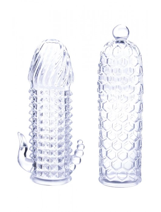 Набор из 2 прозрачных насадок на член Seductive Tickler Sleeves Set - NMC - в Электростали купить с доставкой