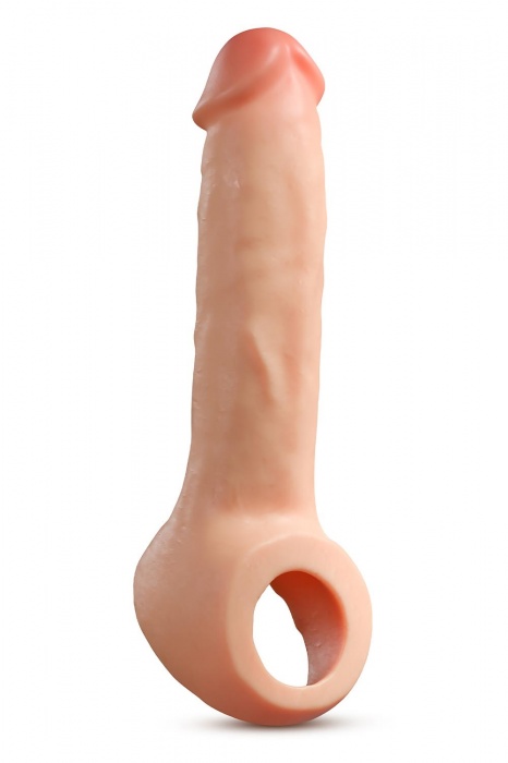 Телесная насадка-удлинитель Thrive 8.75 Inch Realistic Penis Extender Sleeve - 22,2 см. - Blush Novelties - в Электростали купить с доставкой