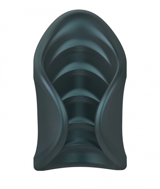 Серый сквозной мастурбатор с вибрацией Manwan Starter - Manwan - в Электростали купить с доставкой