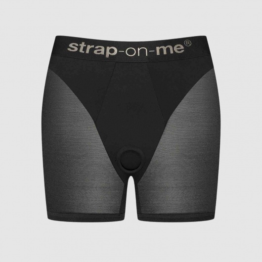 Трусики-шорты для фиксации насадок Strap-on-me Harness Lingerie Halo - size XS - Strap-on-me - купить с доставкой в Электростали