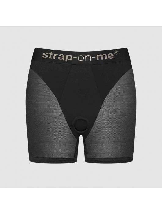 Трусики-шорты для фиксации насадок Strap-on-me Harness Lingerie Halo - size S - Strap-on-me - купить с доставкой в Электростали