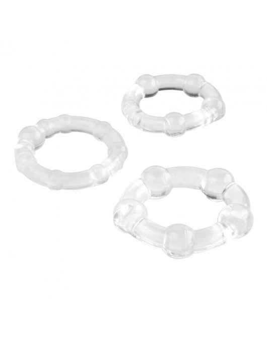 Набор из 3 эрекционных прозрачных колец - Boys of Toys - в Электростали купить с доставкой
