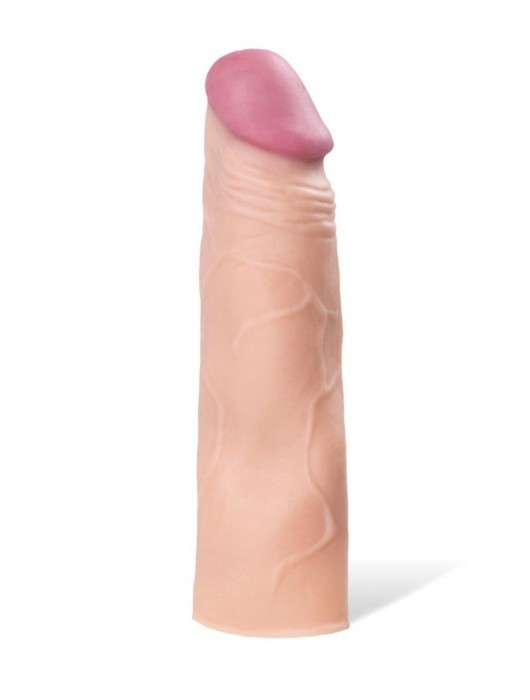 Реалистичная насадка с ярко выраженной головкой - 16,5 см. - A-toys - в Электростали купить с доставкой