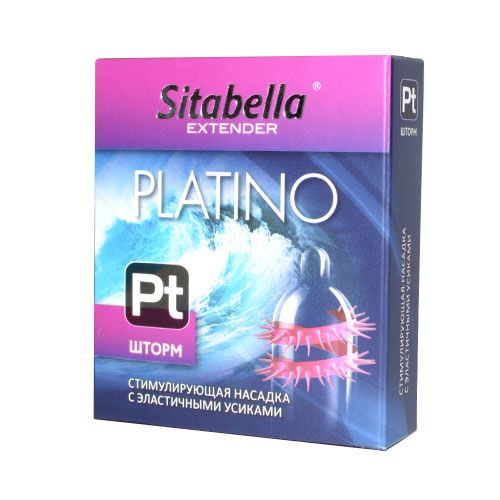 Стимулирующая насадка со спиралью из усиков Platino  Шторм - Sitabella - купить с доставкой в Электростали