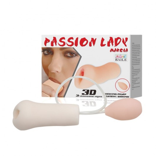 Мастурбатор Passion Lady Marcia с грушей для имитации посасывания - Baile - в Электростали купить с доставкой