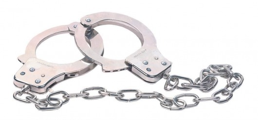 Наручники из металла с длинной цепочкой CHROME HANDCUFFS METAL HANDCUFFS W. KEY - NMC - купить с доставкой в Электростали