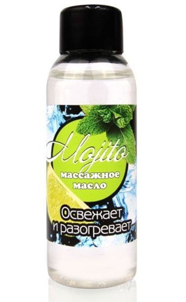 Массажное масло для тела Mojito с ароматом лайма - 50 мл. - Биоритм - купить с доставкой в Электростали