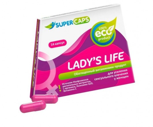 Возбуждающие капсулы Ladys Life - 14 капсул (0,35 гр.) - SuperCaps - купить с доставкой в Электростали