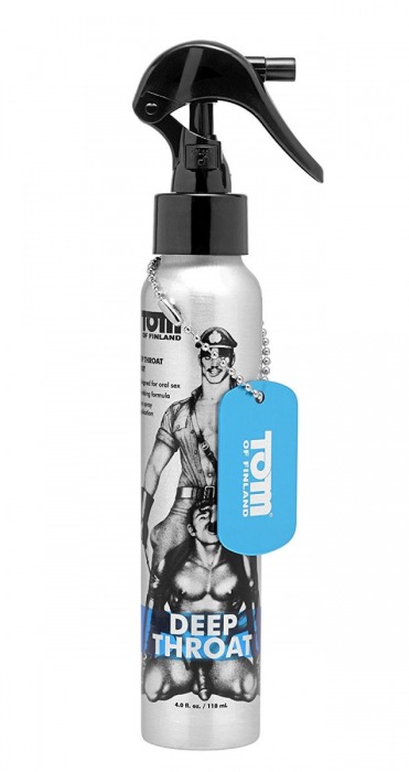 Спрей для лёгкого проникновения во время орального секса Tom of Finland Deep Throat Spray - 118 мл. - Доминирующее кольцо - купить с доставкой в Электростали