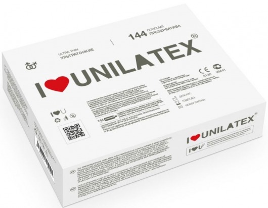 Ультратонкие презервативы Unilatex Ultra Thin - 144 шт. - Unilatex - купить с доставкой в Электростали