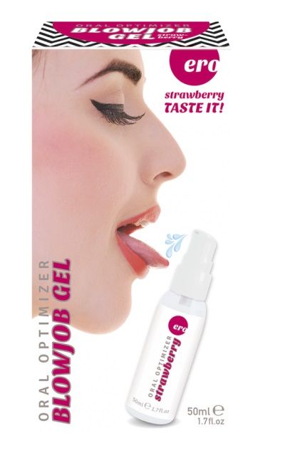 Увлажняющий гель для орального секса с ароматом клубники - 50 мл. - Ero - купить с доставкой в Электростали