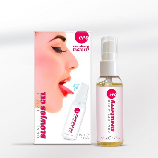 Увлажняющий гель для орального секса с ароматом клубники - 50 мл. - Ero - купить с доставкой в Электростали
