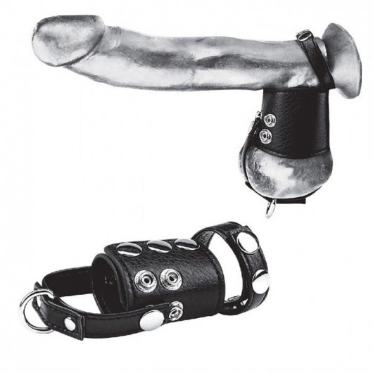 Кольцо на член и мошонку Cock Ring With 2  Ball Stretcher And Optional Weight Ring - BlueLine - в Электростали купить с доставкой