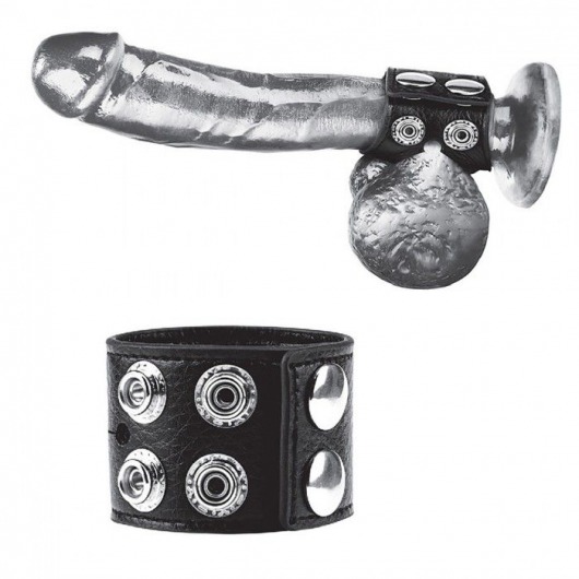 Ремень на член и мошонку 1.5  Cock Ring With Ball Strap - BlueLine - купить с доставкой в Электростали