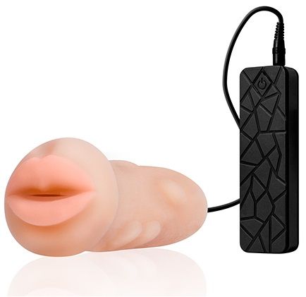 Мастурбатор-ротик с вибрацией REALSTUFF VIBRATING MASTURBATOR MOUTH - Dream Toys - в Электростали купить с доставкой