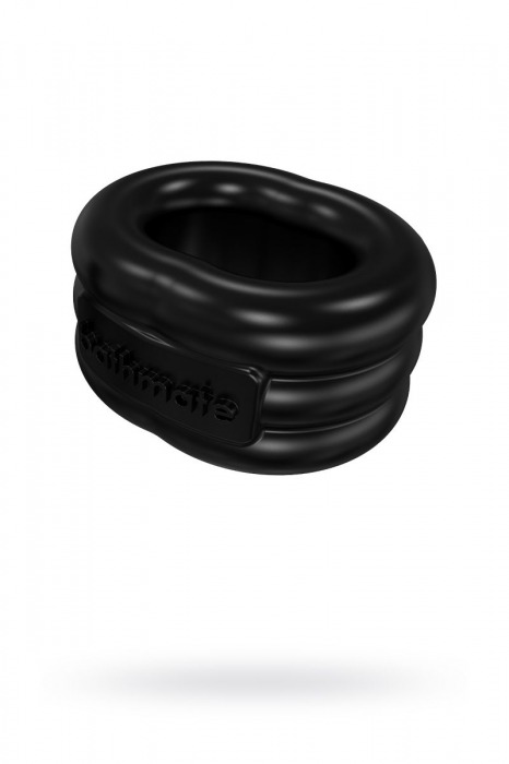 Чёрное эрекционное виброкольцо Stretch - Bathmate - в Электростали купить с доставкой