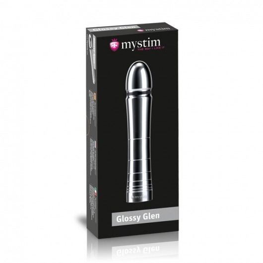 Фаллоимитатор для электростимуляции Glossy Glen Dildo - 14 см. - MyStim - купить с доставкой в Электростали