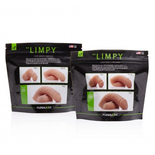 Мягкий имитатор пениса Fleshtone Limpy большого размера - 21,6 см. - Fleshlight - купить с доставкой в Электростали