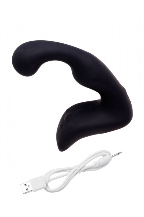 Чёрный изогнутый вибростимулятор простаты Erotist - Erotist Adult Toys - в Электростали купить с доставкой
