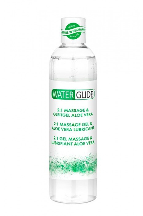 Гель-смазка 2-в-1 MASSAGE   LUBRICANT ALOE VERA - 300 мл. - Waterglide - купить с доставкой в Электростали