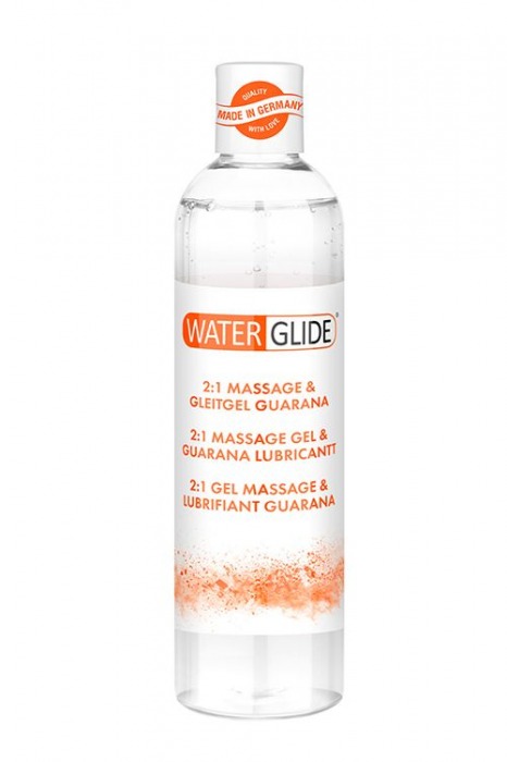 Гель-смазка 2-в-1 MASSAGE   LUBRICANT GUARANA - 300 мл. - Waterglide - купить с доставкой в Электростали