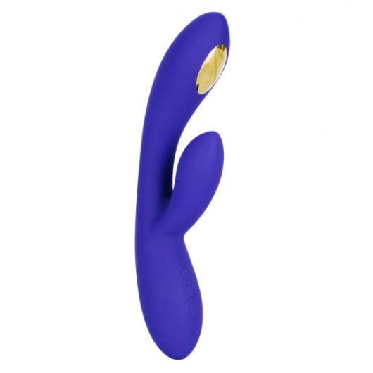 Фиолетовый вибратор с функцией электростимуляции Intimate E-Stimulator Dual Wand - 21,5 см. - California Exotic Novelties - купить с доставкой в Электростали