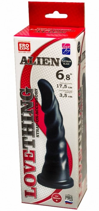 Насадка для трусиков харнесс Alien - 17,5 см. - LOVETOY (А-Полимер) - купить с доставкой в Электростали