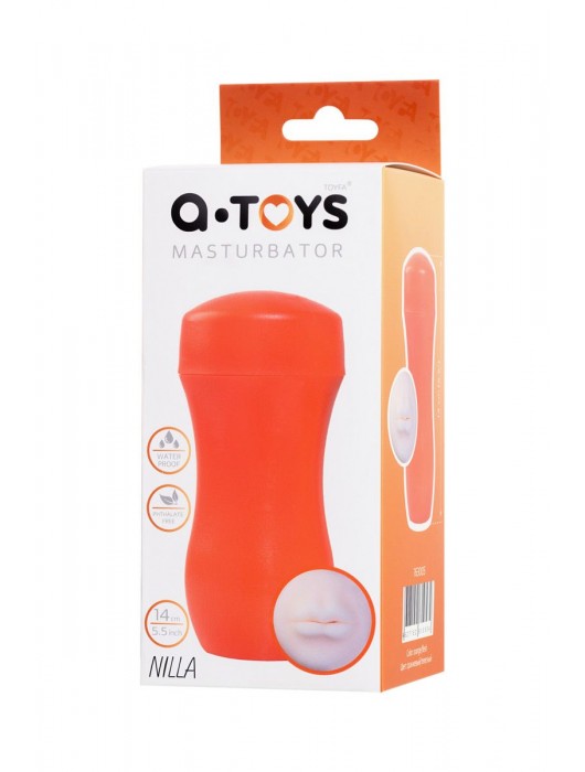 Мастурбатор-ротик A-Toys в оранжевой колбе - A-toys - в Электростали купить с доставкой