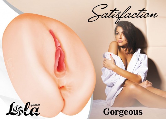 Мастурбатор с 2 тоннелями Satisfaction Gorgeous - Lola Games - в Электростали купить с доставкой