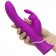 Лиловый вибратор-кролик Curve Rechargeable Rabbit Vibrator - 25,4 см. - Happy Rabbit купить в Электростали с доставкой в Orgasmix.ru Лиловый вибратор-кролик Curve Rechargeable Rabbit Vibrator - 25,4 см. - Happy Rabbit