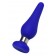Синяя силиконовая анальная втулка с ограничителем - 10 см. - ToyFa в Электростали Синяя силиконовая анальная втулка с ограничителем - 10 см. - ToyFa